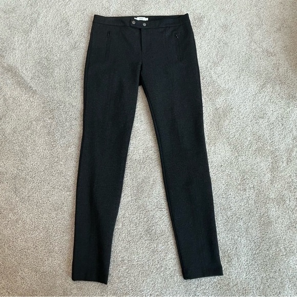 VINCE dark charcoal gray stretchy ski pants Sz 6 NWOT - Picture 4 of 14